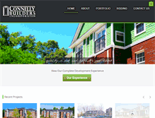 Tablet Screenshot of connellybuilders.com